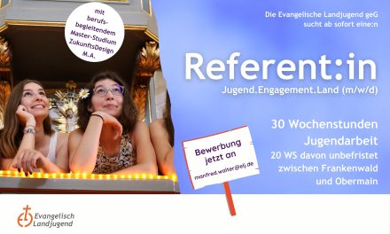 Stellenausschreibung Referent:in Jugend.Engagement.Land (m/w/d)